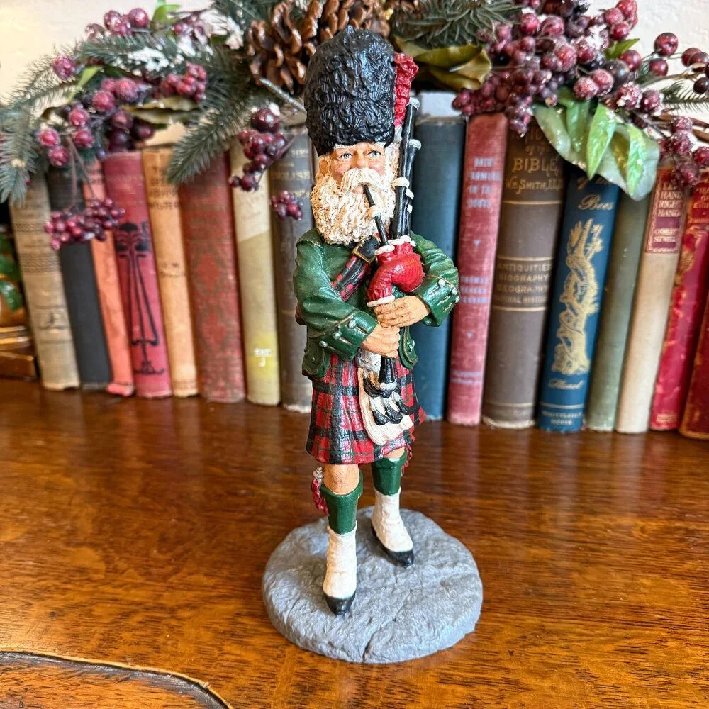 1995 Jim Shore Scottish Bagpipe Santa Rare - Picture 4 of 15